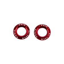 Puig PHB19 Axle Slider Rings - Red, Front 20025R