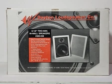 Dayton 6-1/2" Two Way In Wall Speakers #300-036 Great! 🔥