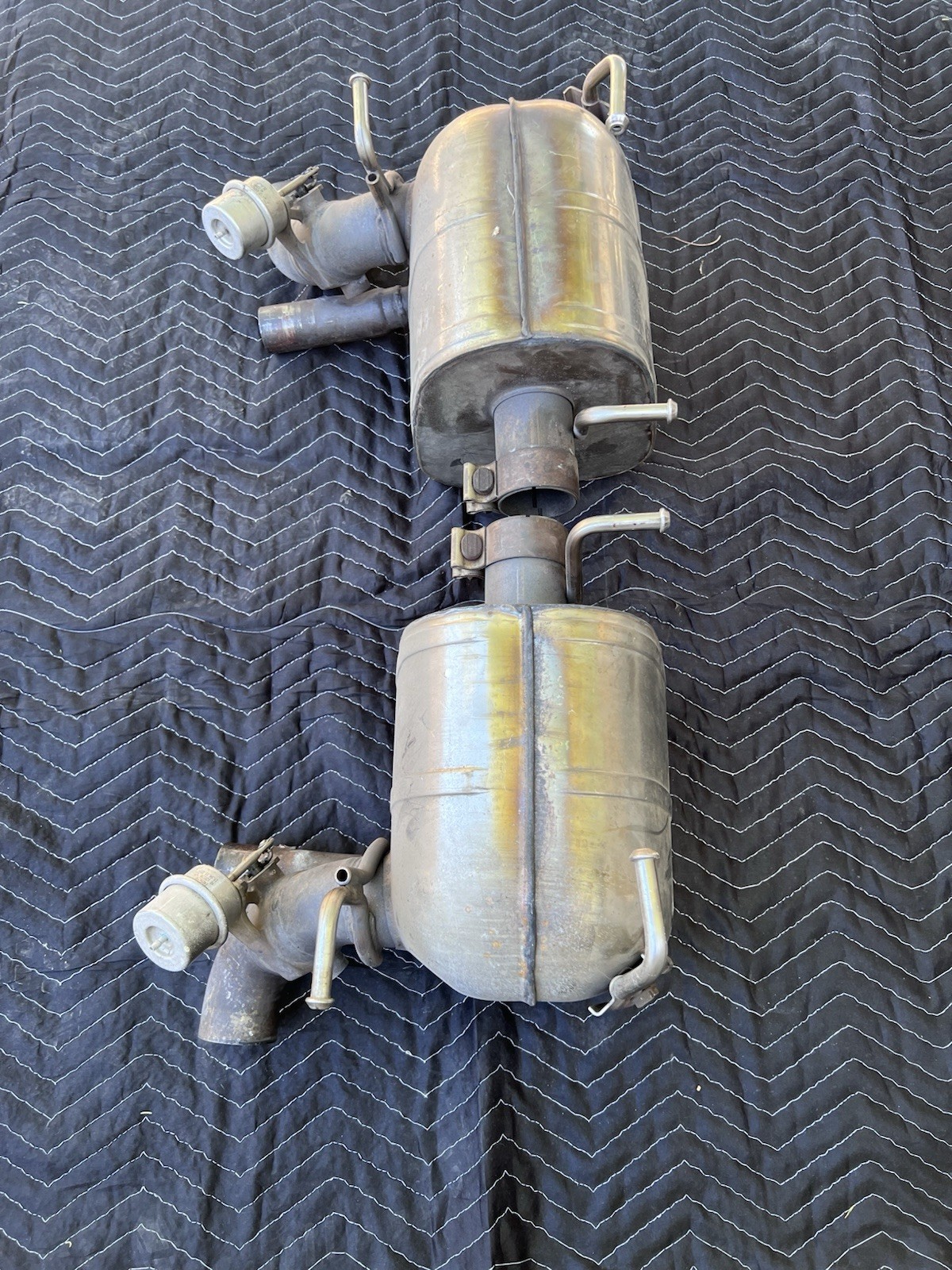 2012 Ferrari 458 Oem Mufflers Valved
