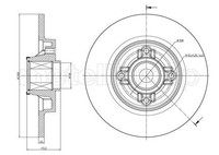 2X Metelli Bremsscheibe 23-1395 FüR CitroËN Ds Peugeot