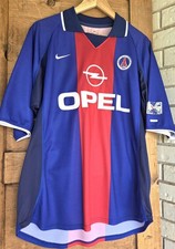 VTG OPEL 1970 Paris Saint-Germain Soccer Jersey, Nike Large *READ*