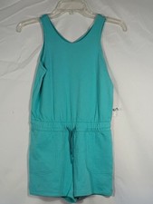 NWT Athleta Girl Turquoise Havin A Great Time Romper Sleeveless Size Large 12