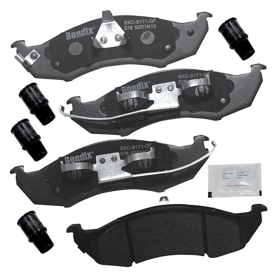 For Nissan Quest 93-02 Bendix Premium Copper Free Ceramic Front Disc Brake Pads Foto 2 de 2