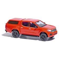 Busch 53707 Nissan Navara Avec Hardtop Rouge HO 1:87 NEUF