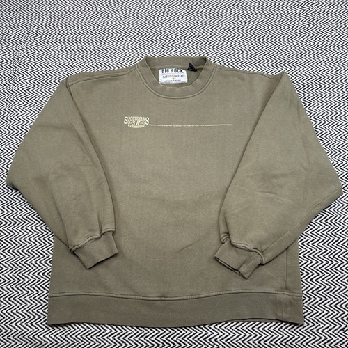 Warehouse, VTG Sportsman’s Warehouse MENS MEDIUM ‘Buck Stops Here’ Green Deer Sweatshirt