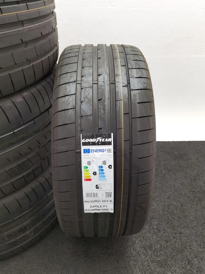4 Goodyear Eagle F1 Asym 3 NF0 265/35 & 305/30 R21 Audi E-Tron GT Porsche Taycan - Bild 3 von 3