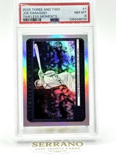 2025 Panini Three and Two Joe DiMaggio #1 Timeless Moments /99 Yankees PSA8 POP1