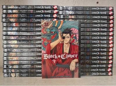 Black Clover Manga Vol 1-36 Complete Full Set English Comic  Yuki Tabata