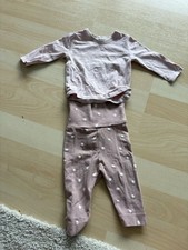 Baby Set Strampler Hose Oberteil Rosa Punkte ...