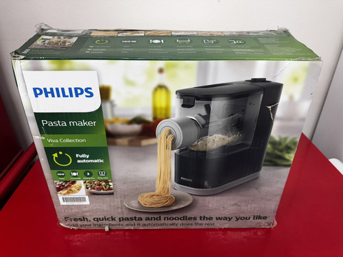 PHILIPS HR2371 / 05 COMPACT PASTA MAKER. VIVA COLLECTION, COLOR BLAC (TDW012686)