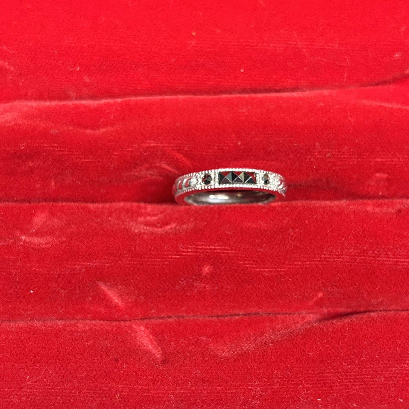 Judith Jack ring Size 5 stackable twisted rope Ma… - image 1