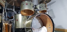 Vintage Premier Elite Drum Kit 4-Piece Concert Toms Polychromatic Silver