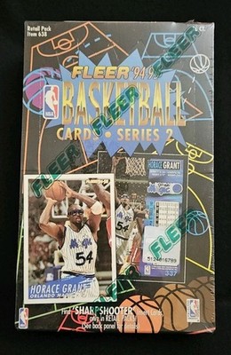 1994-95 Fleer NBA Basketball Series 2 Retail Box Factory Sealed!