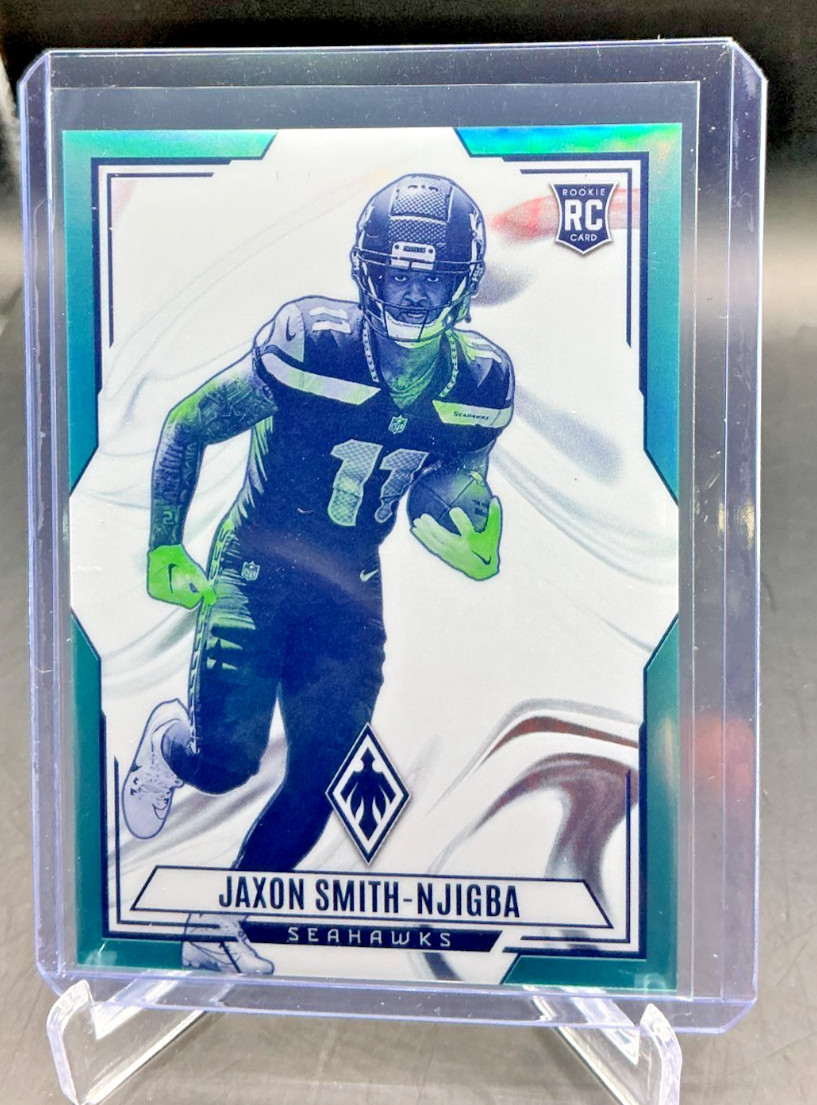 2023 Panini Phoenix Contours JAXON SMITH-NGJIBA RC Teal Prizm 148/150 #CON-4