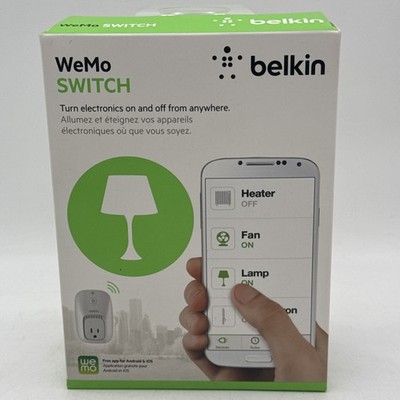 Belkin WeMo Switch WiFi Home Remote Automation Light Switch New Sealed Box