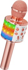 Magic Sing LED Karaoke Mikrofon Drahtlos Bluetooth Spielzeug Geschenk M&auml;dchen