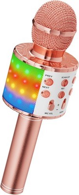 Magic Sing LED Karaoke Mikrofon Drahtlos Bluetooth Spielzeug Geschenk Mädchen