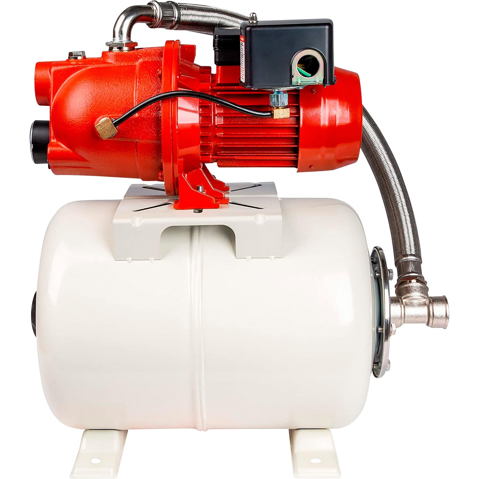 Red Lion Cast Iron Shallow Well Jet Pump with 5.8-Gallon Tank, 1/2 HP, 816 GPH,