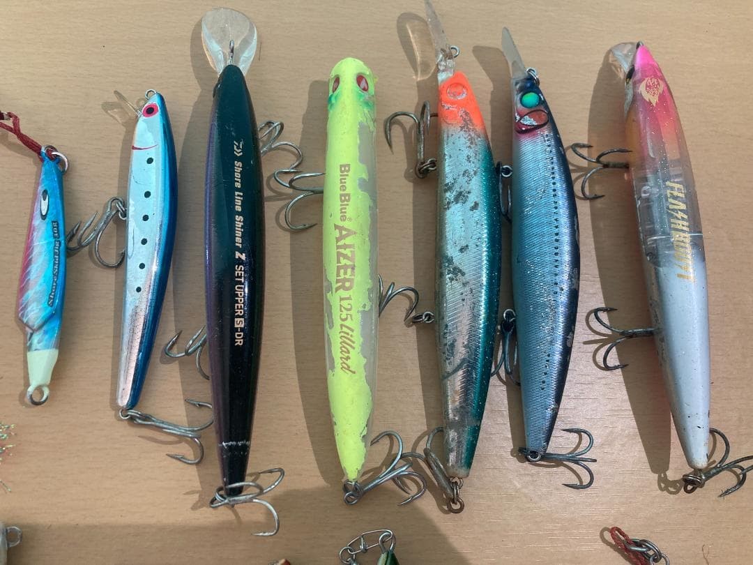 4) Metal jig, shore jig light, blue-runner, Spanish mackerel, yellowtail, sea - Image 9