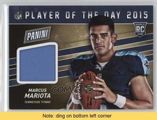 2015 Panini NFL Player of the Day Rookie Materials Marcus Mariota #2 READ 2n9