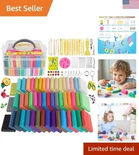 Multicultural Polymer Clay for Kids - 50 Colors to Inspire Creativity & Learning
