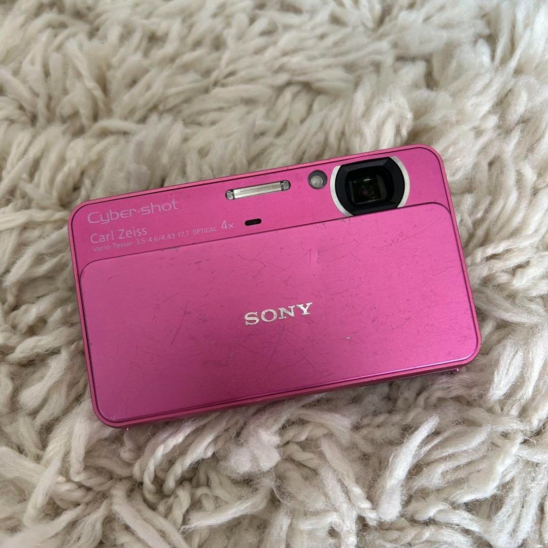 SONY Cyber-Shot DSC-T99 Compact Digital Camera Pink JAPAN w