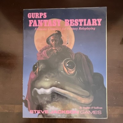 Steve Jackson Games GURPS Fantasy Bestiary Creatures of Fantasy 1990 SJG0108504