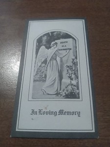 Vintage IN LOVING MEMORY Brochure Barbara Schmitt Died January 19th 1940
