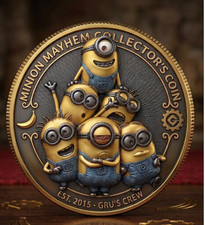 Imagen de Vintage The Minions Cartoon Movie Lovers Collectible Metal Coins T44