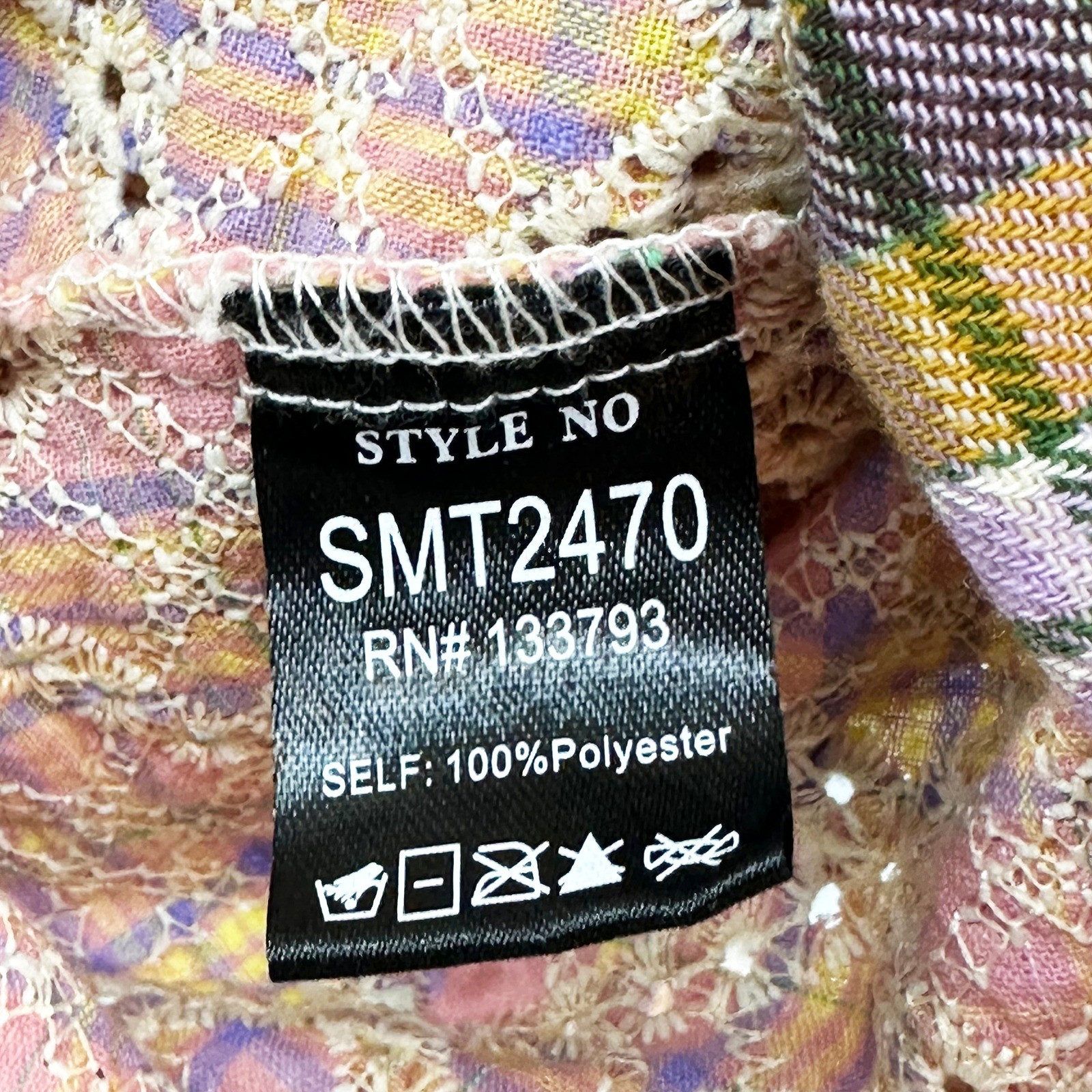 POL Mixed Patchwork Studded Pocket Button Up Shir… - image 6