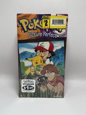 Pokémon Picture Perfect VHS Tape Pioneer Sealed Viz Media W/ Vitamins Sticker