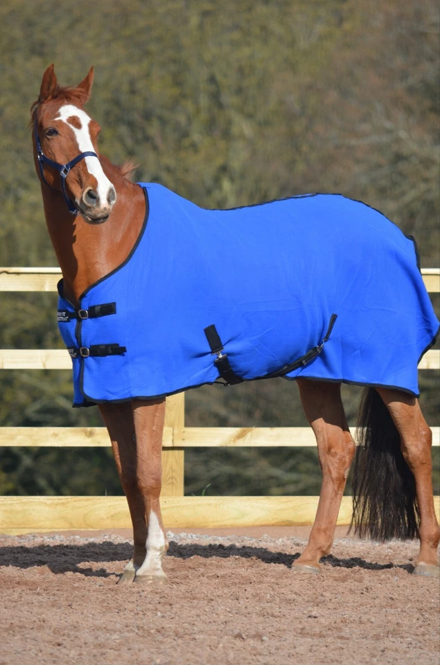 Turner Equestrian show cover travel fleece cooler stable horse rugs 4'9"-7'0" - Image 2 of 4