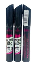 Essence Volume Hero Mascara (7ml/0.23fl.oz) Power Black, Lot Of 3, New