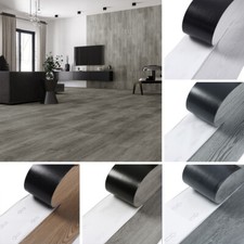 Waterproof Wood Effect Floor Planks Tiles Self Adhesive Vinyl Flooring Bathroom