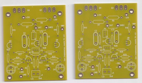 Uzupełniający sym JFET i/p Boczny wzmacniacz mocy MOSFET o/p oparty na projekcie Kizuka  - Zdjęcie 1 z 2