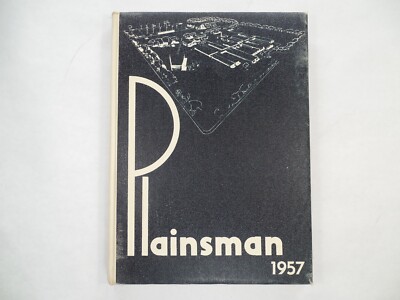 Yearbook, Clovis Senior High School, Clovis New Mexico, 1957, Plainsman