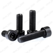 Black 304 Stainless Steel Allen Hex Socket Bolts Cap Head Screws M4 M5 M6 M8