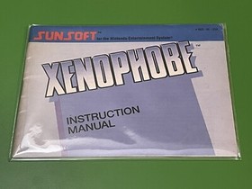 Xenophobe Nintendo NES Manual Sunsoft Instruction Booklet GOOD