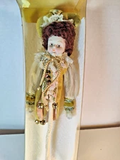 Vintage Kurt Adler Louis Nichole Doll Stick Christmas Ornament Heirloom Co