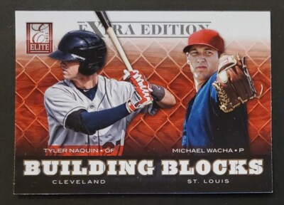 2012 Elite Extra Edition #2 Tyler Naquin/ Micheal Wacha BUILDING BLOCKS NM/MT
