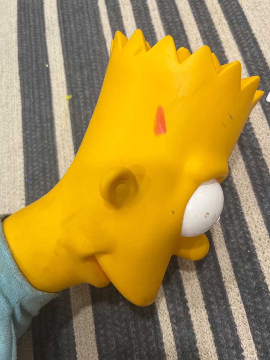 DEFECTED Vintage Bart Simpson Talking Pull String Plush Doll