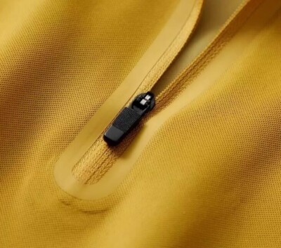 Descente Half Zipper Ice Feel Quick Drying Short Sleeves T-shirt