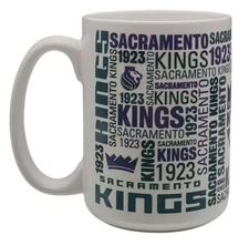 Boelter Brands NBA Large Spirit Coffee Mug, 15oz (Sacramento Kings)