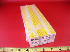 Allen Bradley 1492-H1Y Lot of 78 Ser B Terminal Blocks Yellow 1492 H1Y Nib New