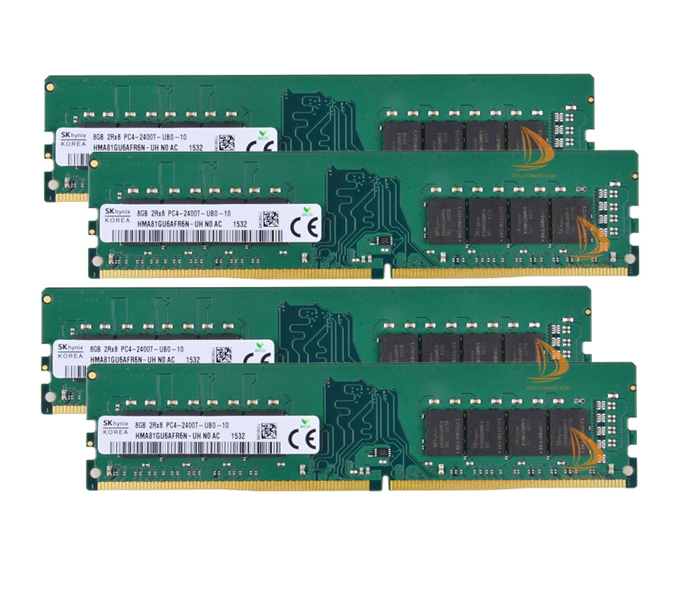 SKhynix DDR4 8GB×4 32GB 32GB 4x SK Hynix 8GB PC4-2400T DDR4 2400MHz 288Pin UDIMM Desktop