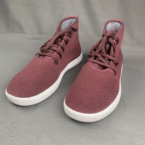 Allbirds Men’s 9M Tree Toppers Burgundy Comfort Casual High Top Shoes - Picture 2 of 19
