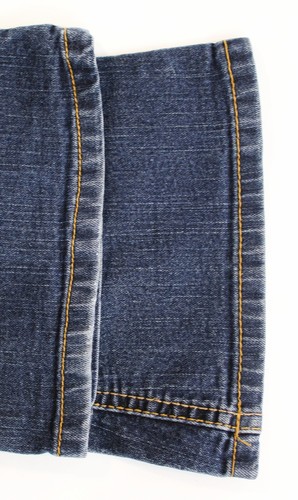 Jordache Girls Flare Leg Stretch Jeans With Adjustable Waist Size 10 Reg - Picture 6 of 8