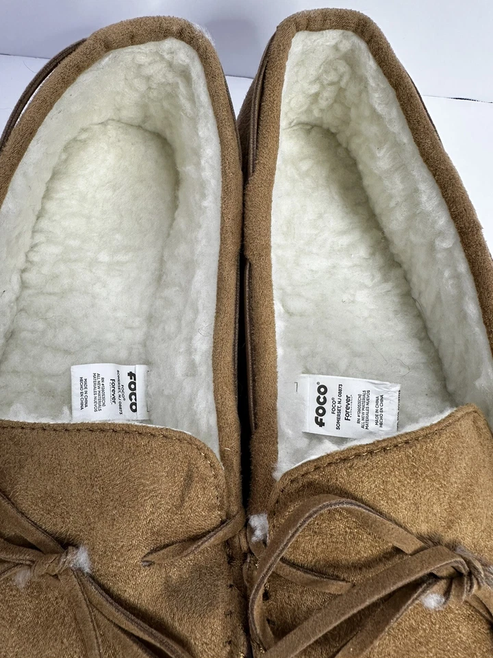 Mocasines pantuflas grandes de los Chicago Bears de la NFL para hombre Foto 4 de 4