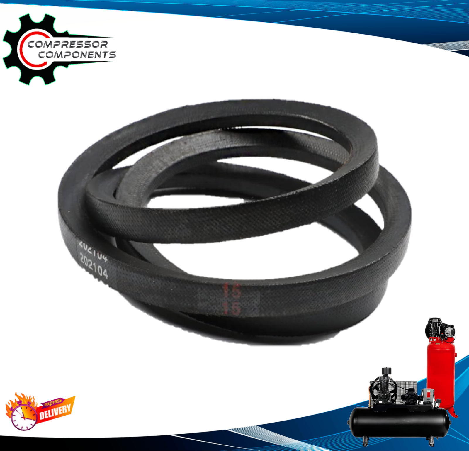 Champion HR5-3 Replacement V Belt / Champion Air Compressor Belt For HR5-3