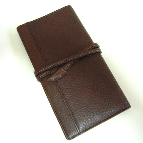 Hobonichi Techo Tsuchiya Bag Factory Weeks Notebook Cover Roll Dark Brown - Picture 4 of 10
